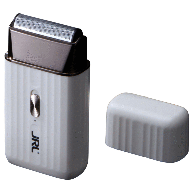 ست ماشین اصلاح حجم زن خط زن شیور و سشوار سفید سفارش آمریکا مدل JRL Ghost 3 Quad Pack Clipper Trimmer Shaver and Dr