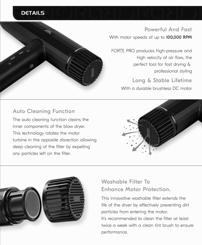 سشوار فورت پرو جی آر ال Forte Pro Dryer