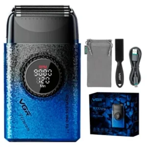 ماشین اصلاح چند منظوره مردانه وی جی آر مدل V-377 Blue Edition